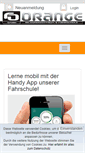 Mobile Screenshot of fahrschuleorange-lernen.de